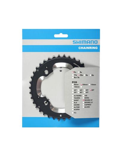 Зірка шатунів Shimano FC-M785 DEORE XT, 38зуб. АM, 10-швидк