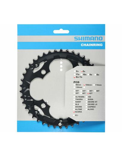 Зірка шатунів Shimano Acera FC-M361 42T чорний