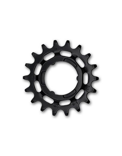 Зірка задня KMC Shimano Narrow 18T чорна 3/32