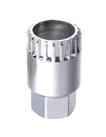 Зйомник каретки Kenli KL-9706B, під ключ, сріблястий