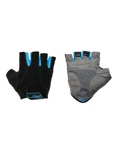 Рукавички R2 VANDE чорний/блакитний M
