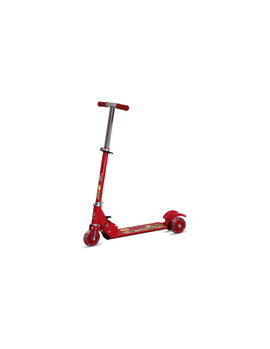 Самокат складаний VNC SC-003-RD (платформа алюм., колеса 125мм, задні здвоєні, ножний гальм.), черво