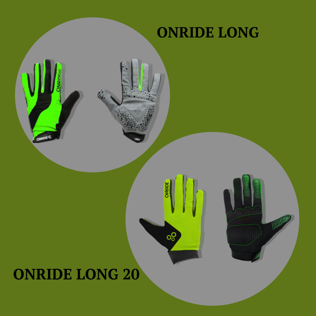 Велосипедні рукавички на довгі пальці на весну та літо Onride купити